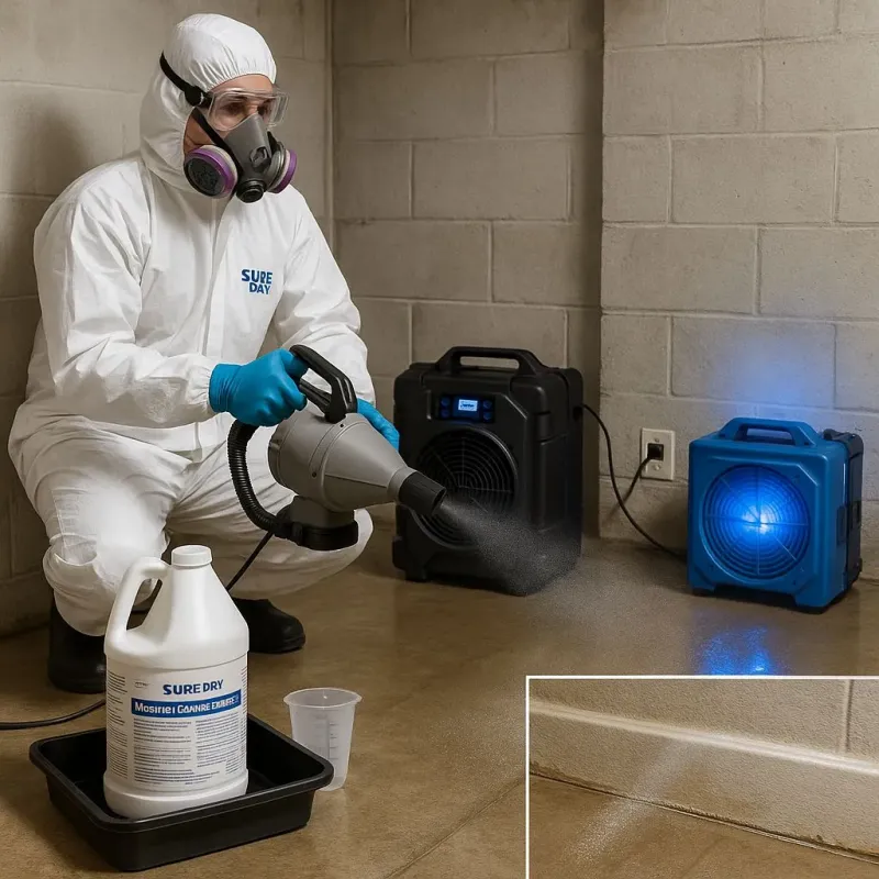 Sanitization and Odor Removal process in Hillsborough, CA